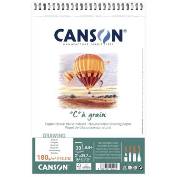 CANSON C À GRAIN BLOCCO SPIRALATO