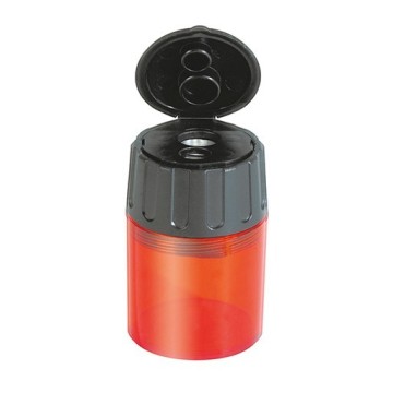 LYRA TAILLE-CRAYON 2 TROUS EN PLASTIQUE AVEC RÉSERVOIR