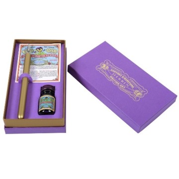 HERBIN SET DI SCRITTURA VINTAGE IN SCATOLA DI CARTONE - VIOLETTE PENSÉE