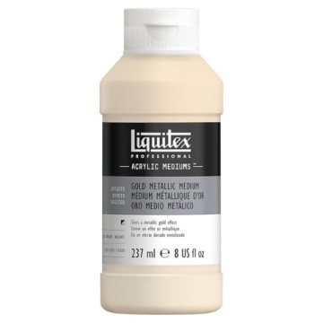 LIQUITEX GOLD METALLIC MEDIUM - MEDIUM METALLIZZATO ORO