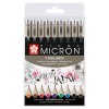 SAKURA PIGMA MICRON 05 BOÎTE 9 COULEURS