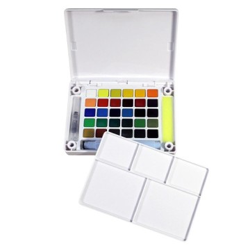 SAKURA KOI WATER COLORS POCKETBOX SET ACQUERELLI 30 COLORI