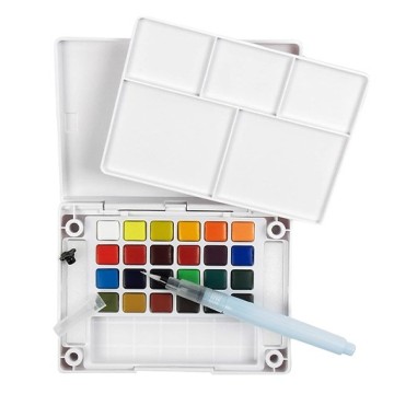 SAKURA KOI WATER COLORS POCKETBOX SET ACQUERELLI 24 COLORI