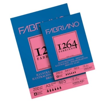 FABRIANO 1264 BRISTOL BLOCCO PER ILLUSTRAZIONE 200 G