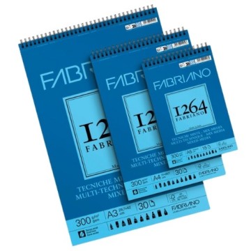 FABRIANO 1264 MIX MEDIA BLOCCO PER MULTITECNICA 300 G