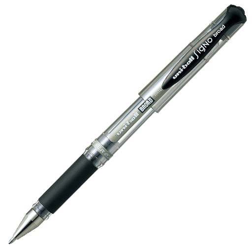 UNI BALL SIGNO BROAD STYLO ENCRE GEL UM-153 - COULEURS MÉTALLIQUES