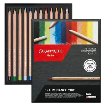 CARAN D'ACHE LUMINANCE 6901 MATITE ASSORTITE IN SCATOLA DI CARTONE