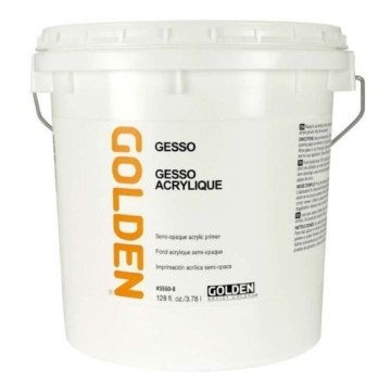 GOLDEN GESSO ACRYLIQUE BLANC