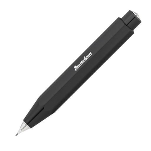 KAWECO PORTAMINAS 0,7 MM SERIE SPORT SKYLINE NEGRO CROMADO