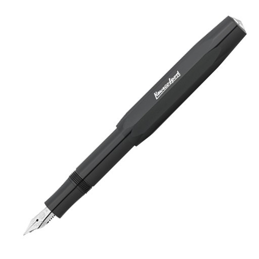 KAWECO SPORT SKYLINE FÜLLHALTER SCHWARZ VERCHROMT