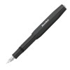 KAWECO SKYLINE SPORT PENNA STILOGRAFICA NERO CROMATO