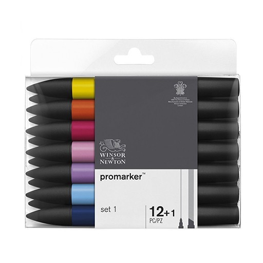 WINSOR & NEWTON PROMARKER SET OF 12+1 - SET 1