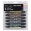 WINSOR & NEWTON PROMARKER SET 6 TONOS PASTEL