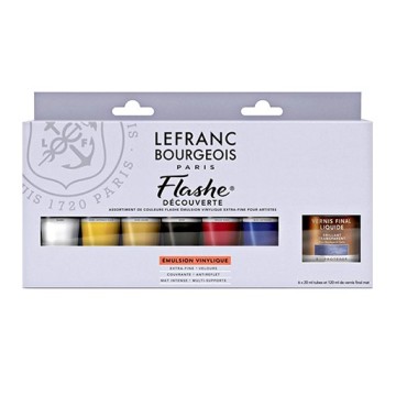 LEFRANC BOURGEOIS SET DI SCOPERTA COLORI ACRILICI FLASHE