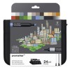 WINSOR & NEWTON PROMARKER SET TONI DI ARCHITETTURA 24 MARCATORI + ASTUCCIO