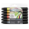 WINSOR & NEWTON PROMARKER WATERCOLOUR SET OF 12 LANDSCAPE TONES