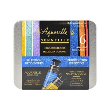SENNELIER SCATOLA ACQUERELLI IRIDESCENTI 6 TUBETTI 10 ML - INTRODUZIONE
