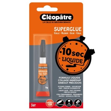CLÉOPÂTRE SUPER GLUE COLLA ISTANTANEA LIQUIDA