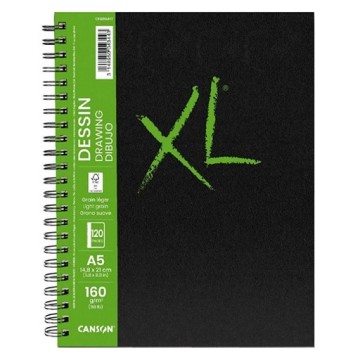CANSON XL DESSIN ALBUM DA DISEGNO SPIRALATO COPERTINA RIGIDA 160 G