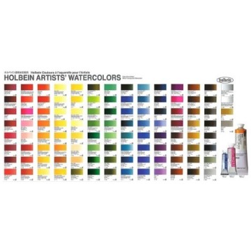 HOLBEIN CARTELLA COLORI ACQUERELLO ARTISTS'