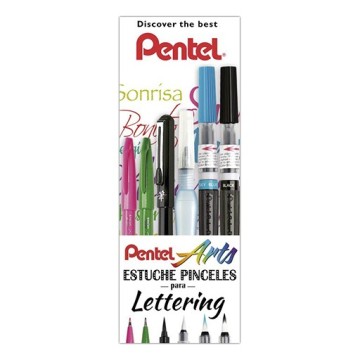 PENTEL ARTS SET 6 PENNELLI PER LETTERING LIVELLO AVANZATO