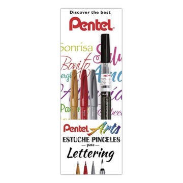 PENTEL ARTS SET 4 PENNELLI PER LETTERING PER PRINCIPIANTI