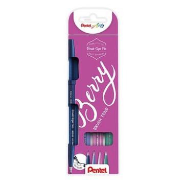PENTEL TOUCH BERRY SET 4 PENNARELLI PUNTA PENNELLO