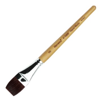 HEREND PENNELLO PIATTO VAIO PETIT GRIS MANICO CORTO SERIE F-1000