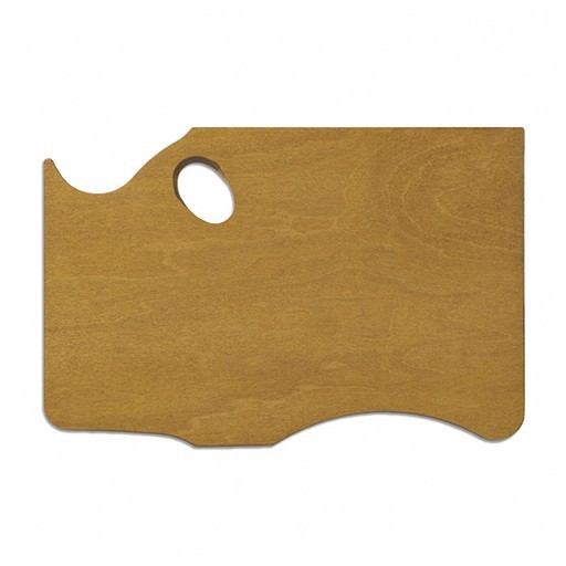 NEW WAVE PALETA DE PINTOR HIGHLAND NATURAL STAIN WOOD - PARA ZURDOS