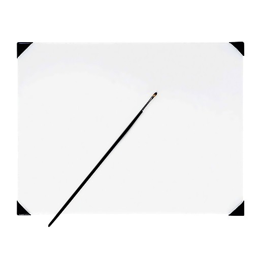 NEW WAVE POSH GLASS WHITE TABLE TOP PALETTE - PALETA BLANCA DE CRISTAL