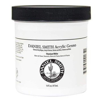 DANIEL SMITH TITANIUM WHITE ACRYLIC GESSO - GESSO ACRYLIQUE BLANC TITANE
