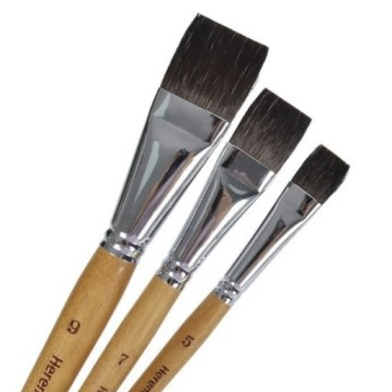 HEREND SET 3 PENNELLI PIATTI VAIO PETIT GRIS MANICO CORTO SERIE F-1000