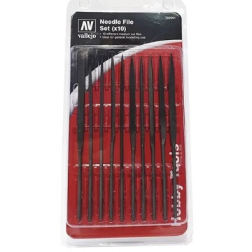 VALLEJO NADELFEILEN-SET 10 STK