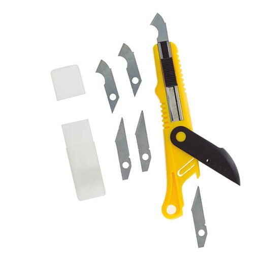 VALLEJO PLASTIC CUTTER SCRIBER TOOL + 5 SPARE BLADES