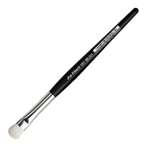 DA VINCI DRY BRUSH PINCEAU OVALE MANCHE COURT SÉRIE 145
