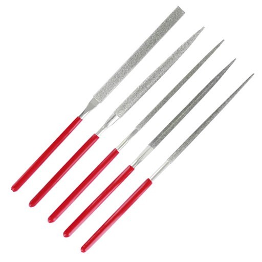 VALLEJO SET OF 5 DIAMOND NEEDLE FILES