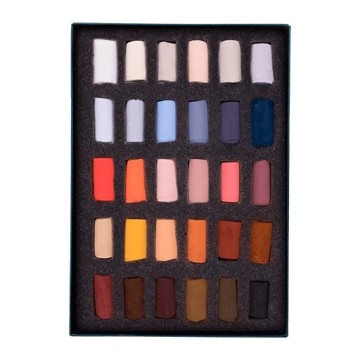 UNISON SOFT PASTELS SCATOLA CARTONE EMMA COLBERT ANIMAL 30 MEZZI PASTELLI MORBIDI