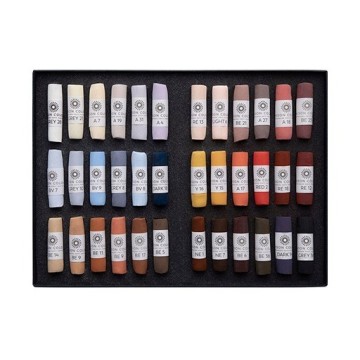 UNISON SOFT PASTELS SCATOLA CARTONE EMMA COLBERT ANIMAL 36 PASTELLI MORBIDI