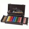FABER-CASTELL ART & GRAPHIC COLLECTION WOODEN BOX SET OF 126 PENCILS