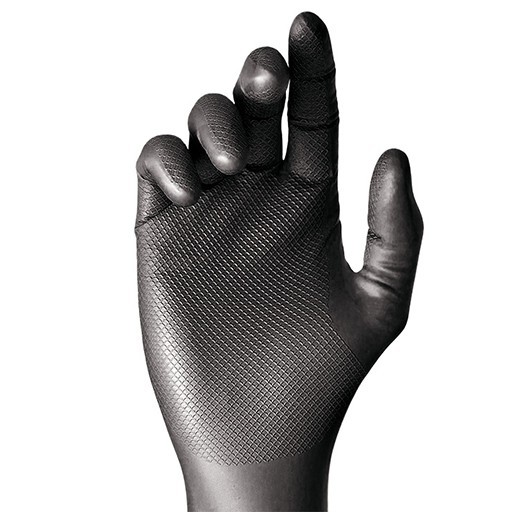 JUBA GRIPPAZ CAJA GUANTES DESECHABLE DE NITRILO ESCAMADO SIN POLVO