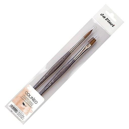 DA VINCI COLINEO SET OF 2 SHORT HANDLE BRUSHES SERIES 5322