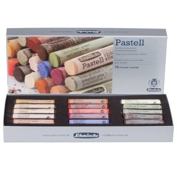 SCHMINCKE SCATOLA CARTONE 15 PASTELLI SELEZIONE RITRATTO