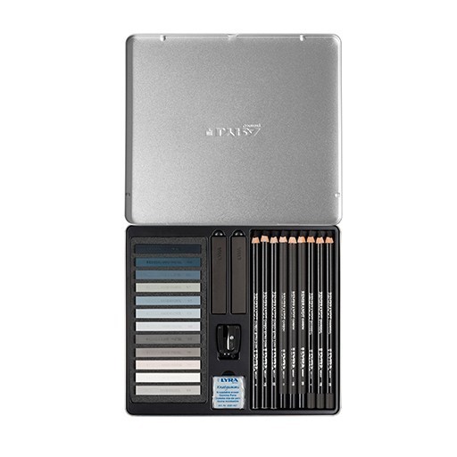 LYRA SET DESSIN NUANCES DE GRIS 25 PIÈCES