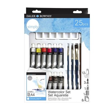 DALER ROWNEY SIMPLY SET ACQUERELLO 25 PEZZI