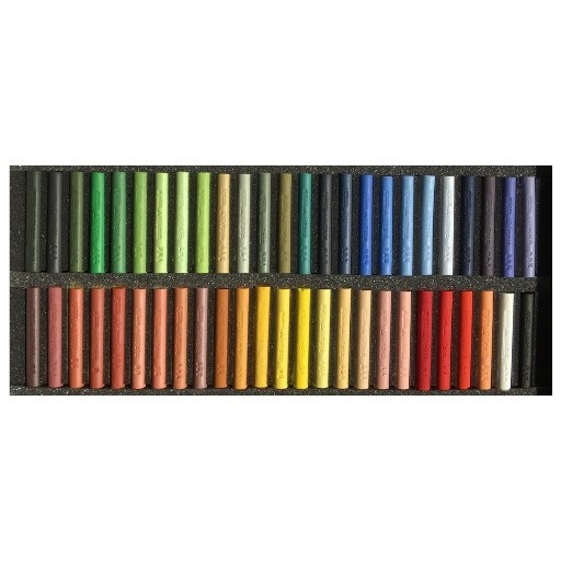 GIRAULT 50 PASTELLKREIDEN IM KARTONETUI - PATRICE BOURDIN AUSWAHL - COULEURS DU BERRY