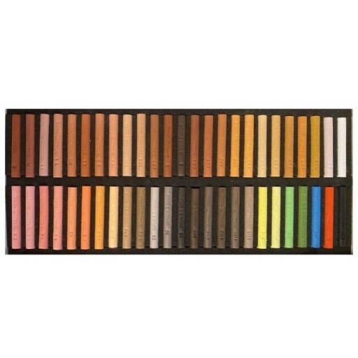 GIRAULT BOÎTE CARTON 50 PASTELS SÉLECTION PORTRAIT
