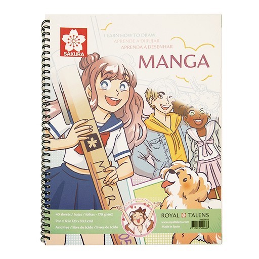 BUCH (AUF SPANISCH ENGLISCH UND PORTUGIESISCH) - LEARN HOW TO DRAW MANGA - SAKURA