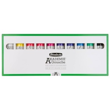 SCHMINCKE AKADEMIE SCATOLA CARTONE GOUACHE 10 X 60 ML