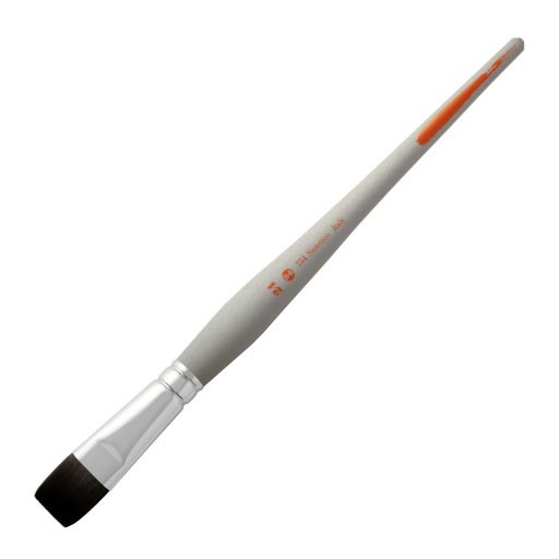 BORCIANI E BONAZZI GEREMIA CERRI PENNELLO PIATTO FIBRA SINTETICA HIDRO MANICO CORTO SERIE 751