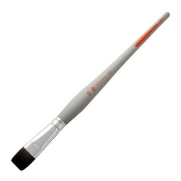 BORCIANI E BONAZZI GEREMIA CERRI PENNELLO PIATTO FIBRA SINTETICA HIDRO MANICO CORTO SERIE 751